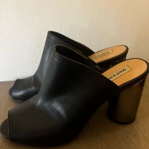 Matt & Nat vegan leather slip on heels